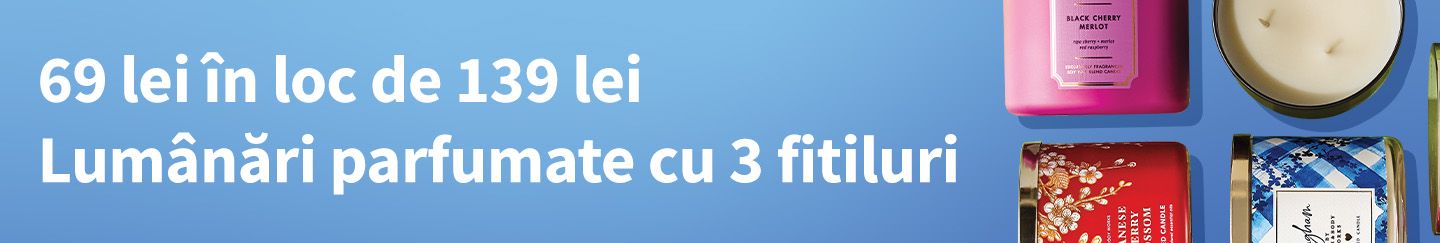 Lumânări cu 3 fitiluri