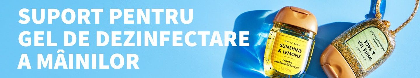 Suport pentru gel de dezinfectare a mâinilor