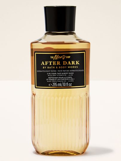 Gel 3‑în‑1 After Dark Bath & Body Works din colecția The Men’s Shop, prezentat pe fundal alb.