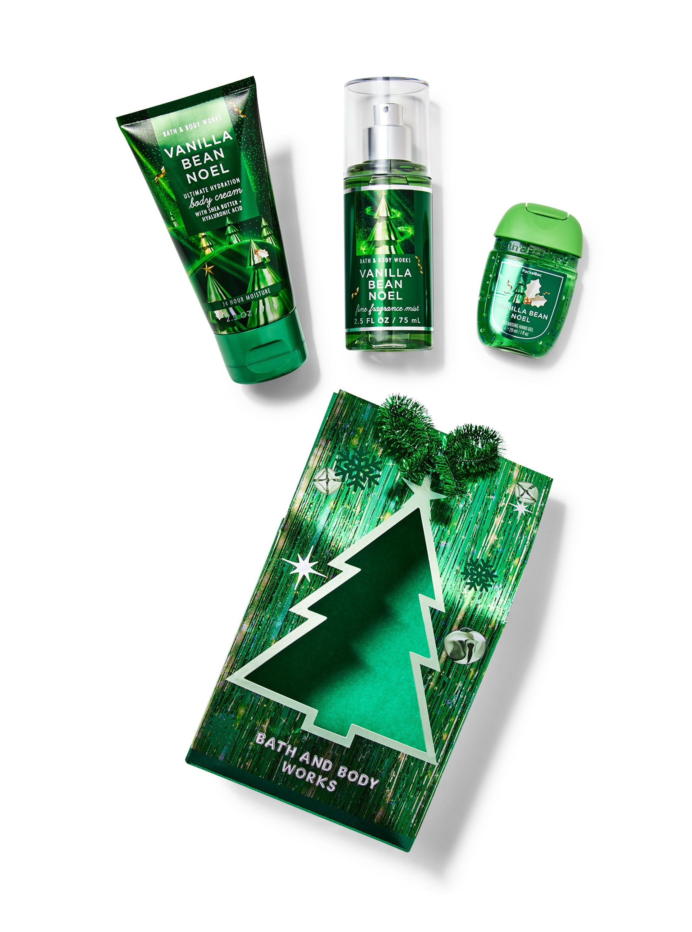 Set de cadou mini VANILLA BEAN NOEL - Bath & Body Works