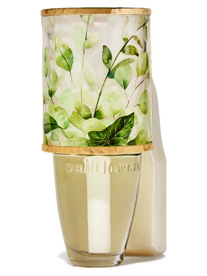 Difuzor electric Pressed Flower Bath & Body Works cu decor verde cu frunze