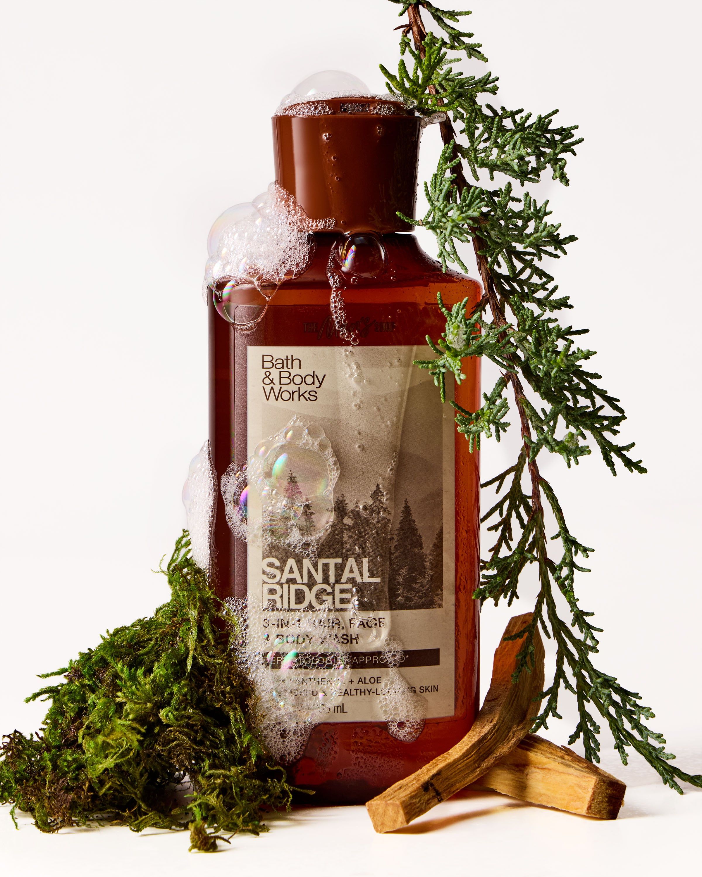 Gel 3 în 1 pentru păr, față și corp Santal Ridge Bath & Body Works Men's Shop
