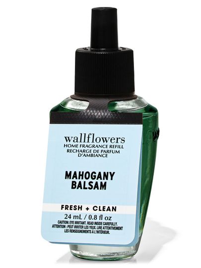 Náplň do osvěžovače vzduchu „Mahogany Balsam“, 24 ml, Bath & Body Works.