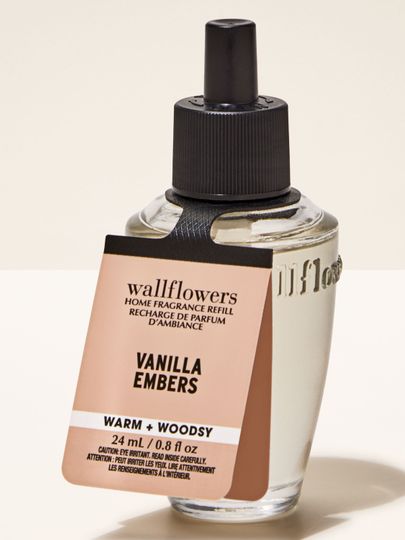 Wallflowers Vanilla Embers – refill cald și lemnos pentru casă de la Bath & Body Works.
