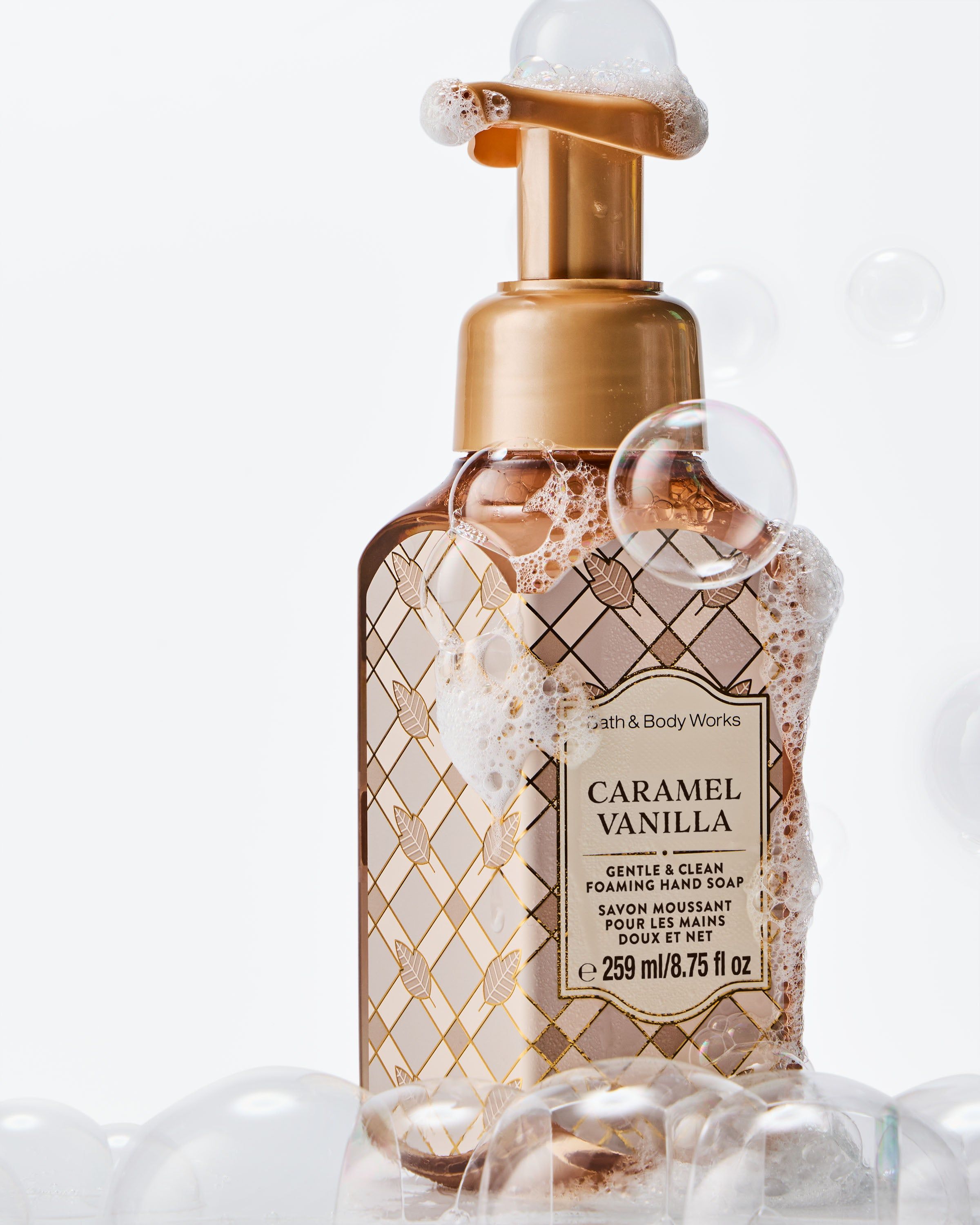 Săpun spumă delicat pentru mâini Bath & Body Works Caramel Vanilla, 259 ml