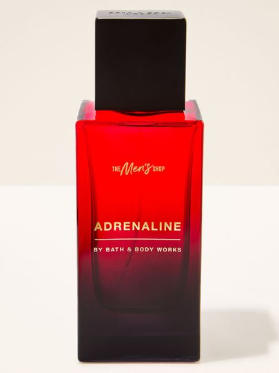 Adrenaline – apă de toaletă Bath & Body Works în sticlă roșu-negru din colecția The Men’s Shop