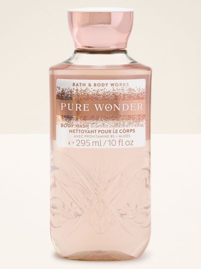 Pure Wonder – gel de duș 295 ml Bath & Body Works în noul design din colecția de parfumuri
