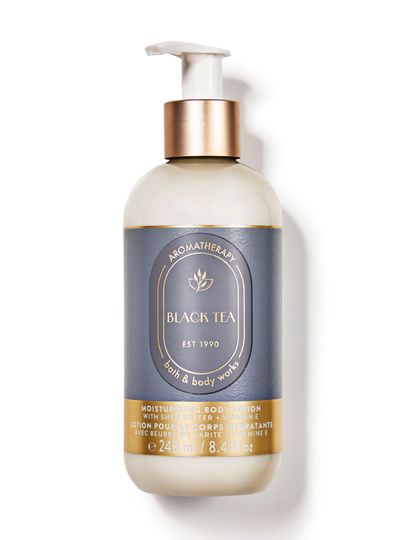 Black Tea – loțiune de corp Bath & Body Works din colecția aromaterapie inspirată de ceai