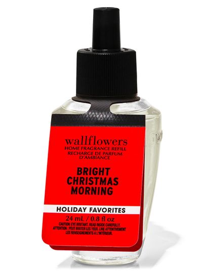 Náplň do osvěžovače vzduchu „Bright Christmas Morning“, 24 ml, Bath & Body Works.