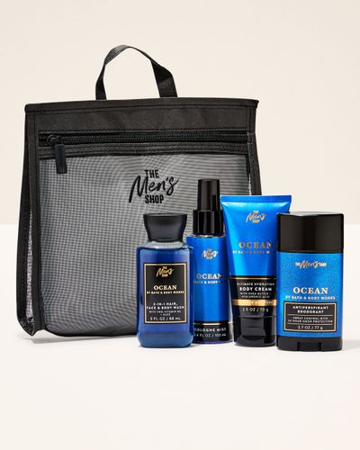 Set de cadou 3 produse cosmetice miniaturale într-o trusă pentru cosmetice decorativă
