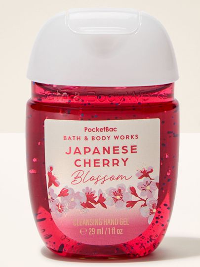 Japanese Cherry Blossom – gel de mâini Bath & Body Works din colecția PocketBac cu parfum floral