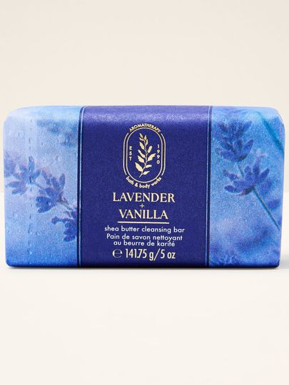 Săpun cu unt de shea Lavender Vanilla Bath & Body Works din colecția aromaterapeutică