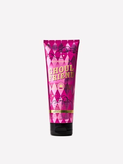 Cremă de corp Bath & Body Works Ghoul Friend în tub roz, 226 g