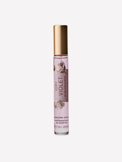 Parfum Very Violet Bath & Body Works în flacon de călătorie cu pulverizator