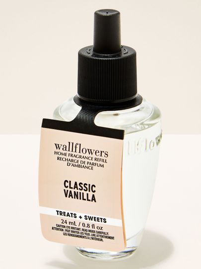 Wallflowers Classic Vanilla – refill dulce și cremos pentru casă de la Bath & Body Works.