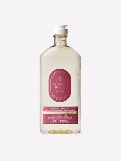 Gel de duș și spumă de baie Aromatherapy Heirloom Rose Bath & Body Works