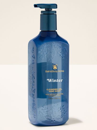 Săpun lichid pentru mâini Winter Bath & Body Works cu motiv reliefat de ilice și crenguțe de iarnă
