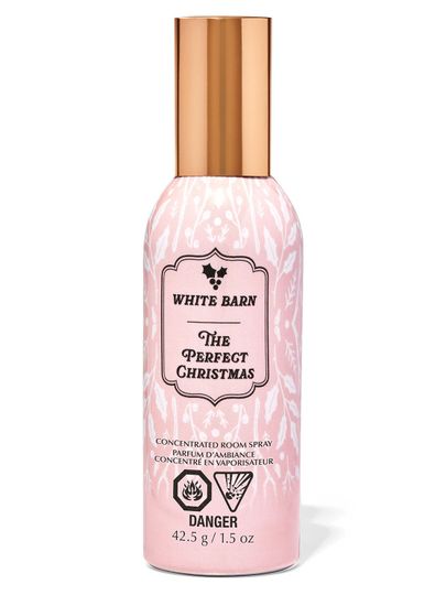Vonná mlha do interiéru s vůní „The Perfect Christmas“ a motivem jmelí. Bath & Body Works.