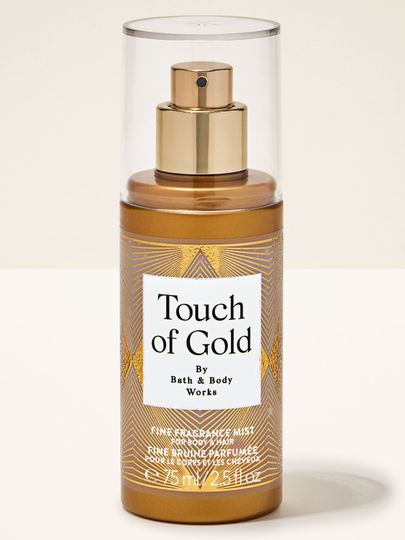 Touch of Gold – mini spray parfumat 75 ml Bath & Body Works din colecția de parfumuri