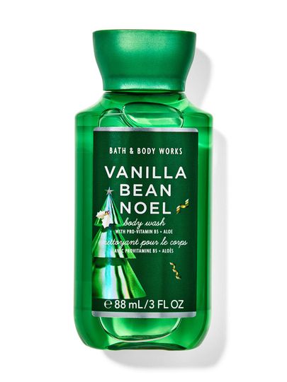 Sprchový gel „Vanilla Bean Noel”, 88 ml, Bath & Body Works.