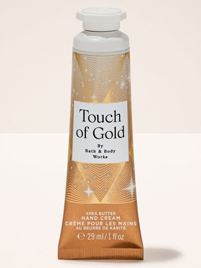 Touch of Gold – cremă de mâini Bath & Body Works cu unt de shea din colecția Touch of Gold
