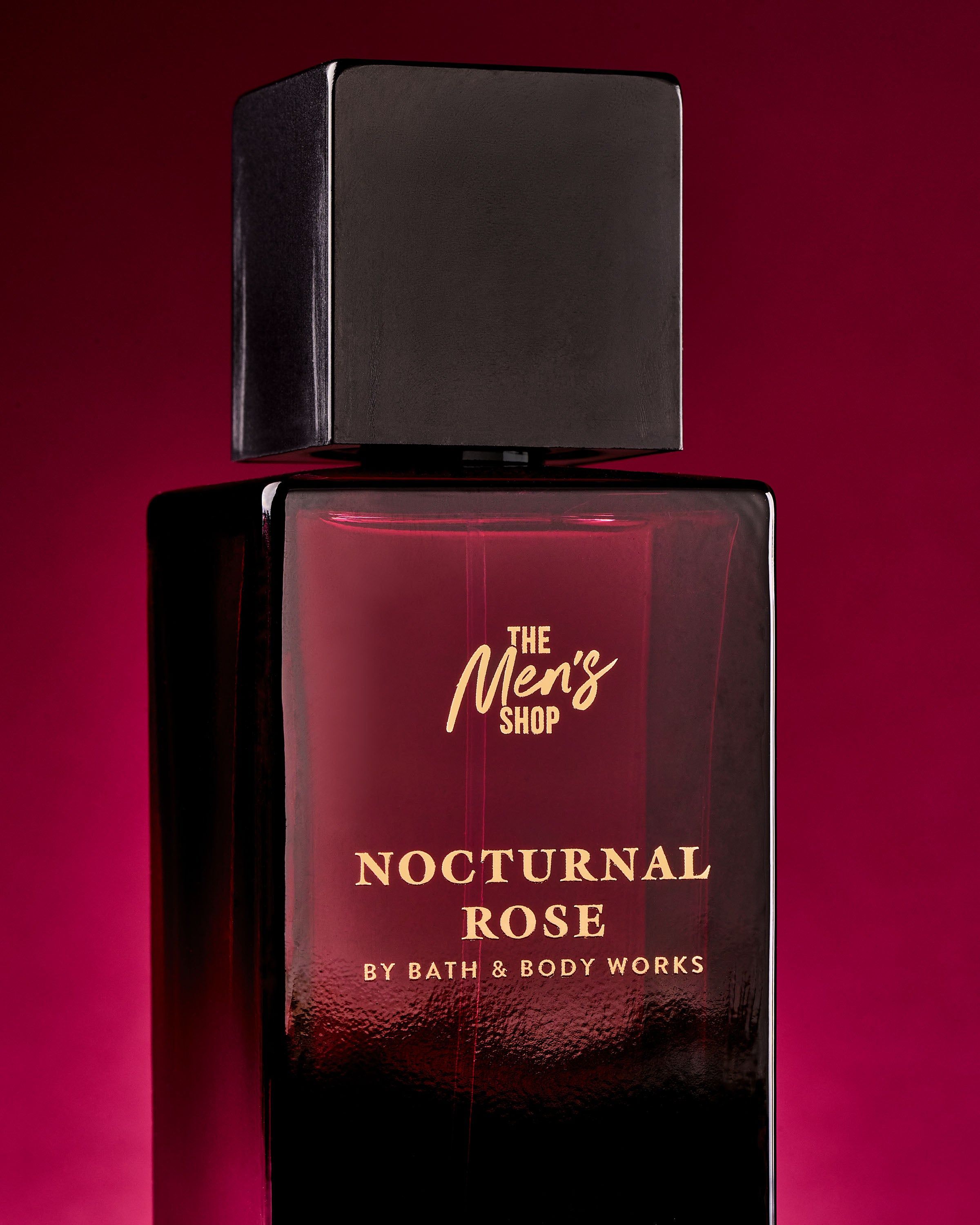 Bath & Body Works Nocturnal Rose – apă de colonie bărbătească cu un parfum intens, floral‑lemnos din gama The Men’s Shop.