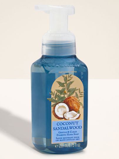 Coconut Sandalwood – săpun spumant Bath & Body Works din colecția Gentle & Clean