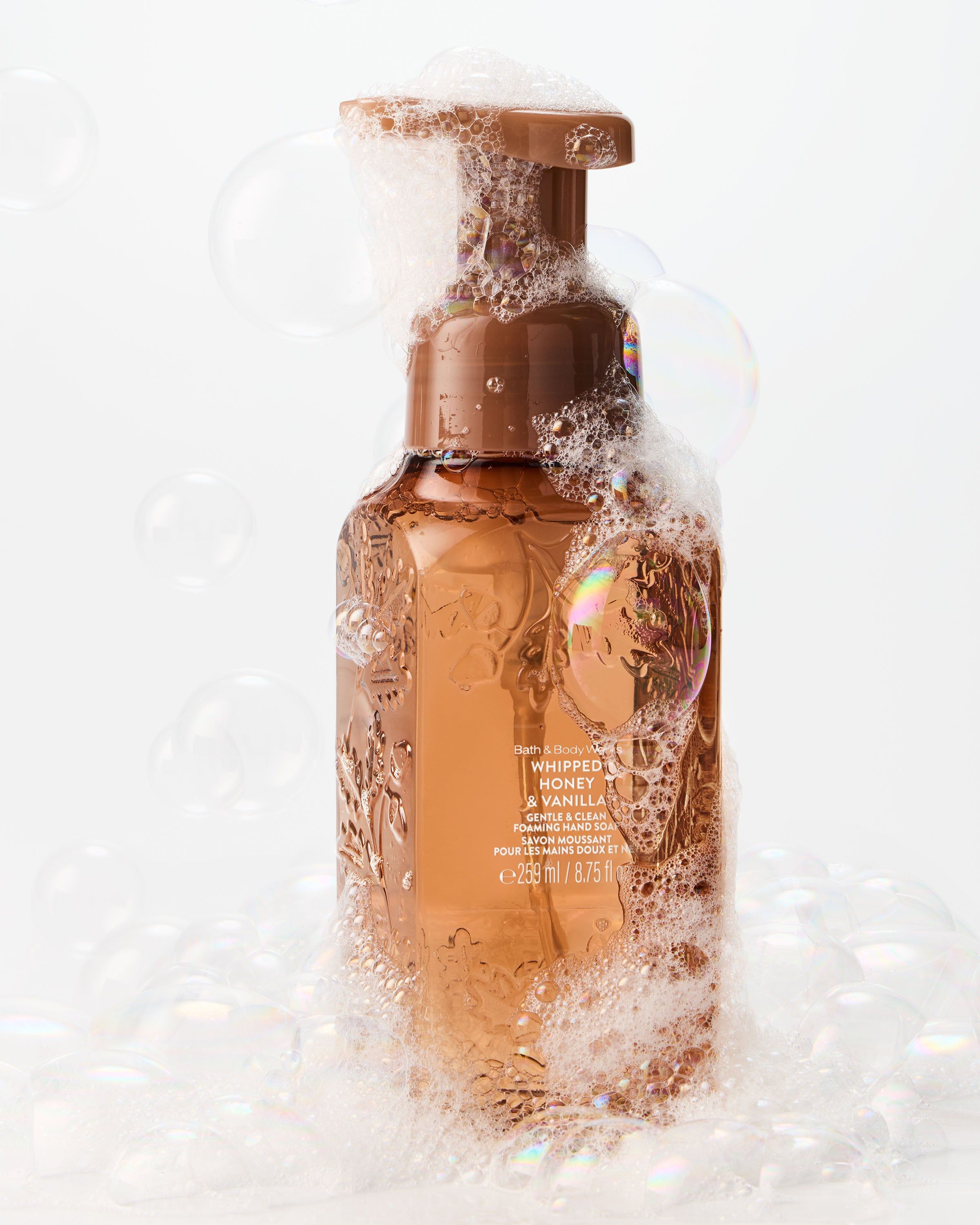 Săpun spumă delicat pentru mâini Bath & Body Works Whipped Honey & Vanilla, 259 ml