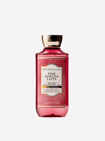 Gel de duș Bath & Body Works Pink Matcha Latte, 295 ml