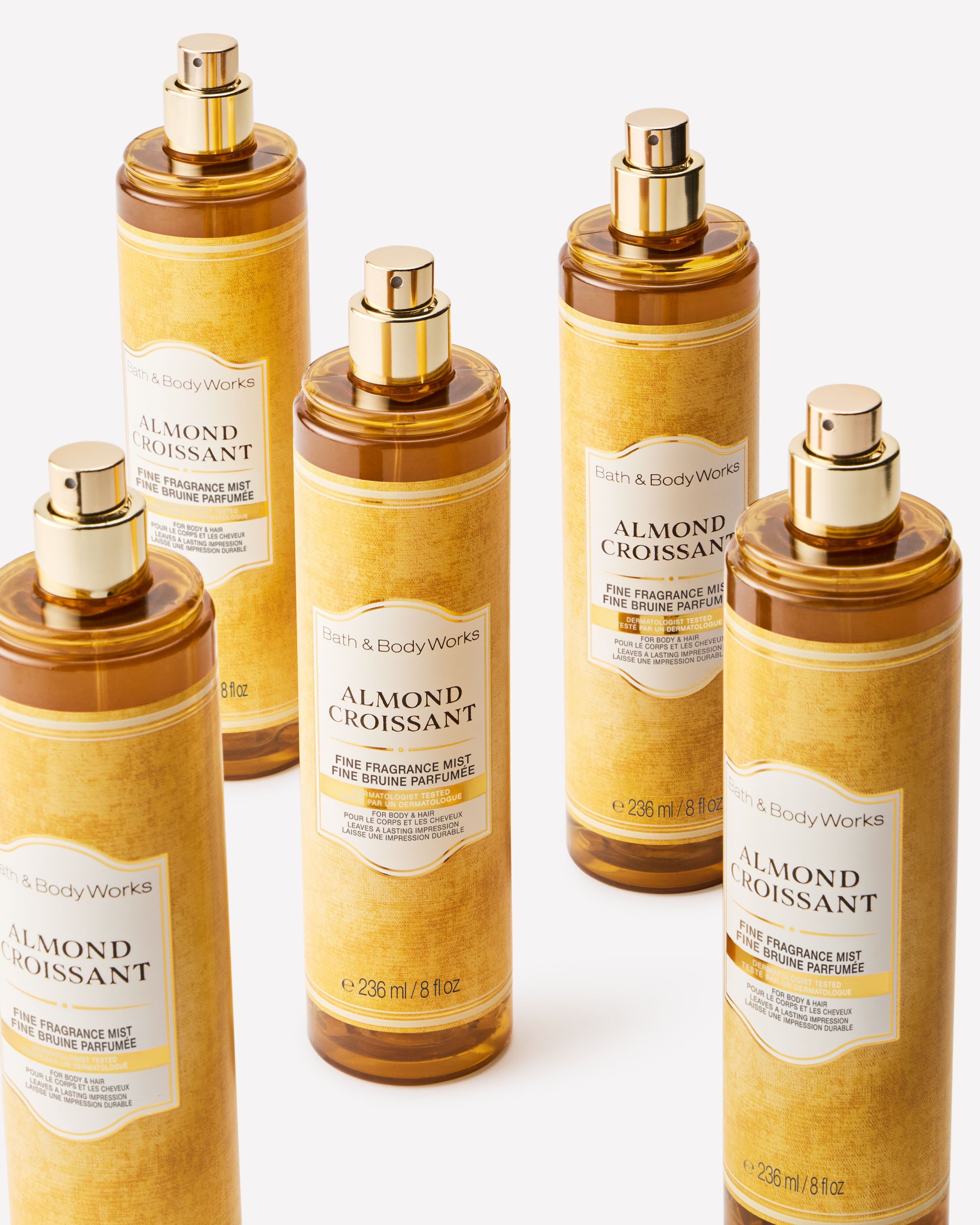 Mist parfumat Bath & Body Works Almond Croissant cu pulverizator, 236 ml