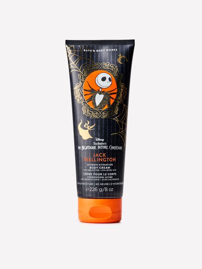Cremă pentru mâini Warm Vanilla Sugar Bath & Body Works cu motiv de flori de vanilie și detalii aurii