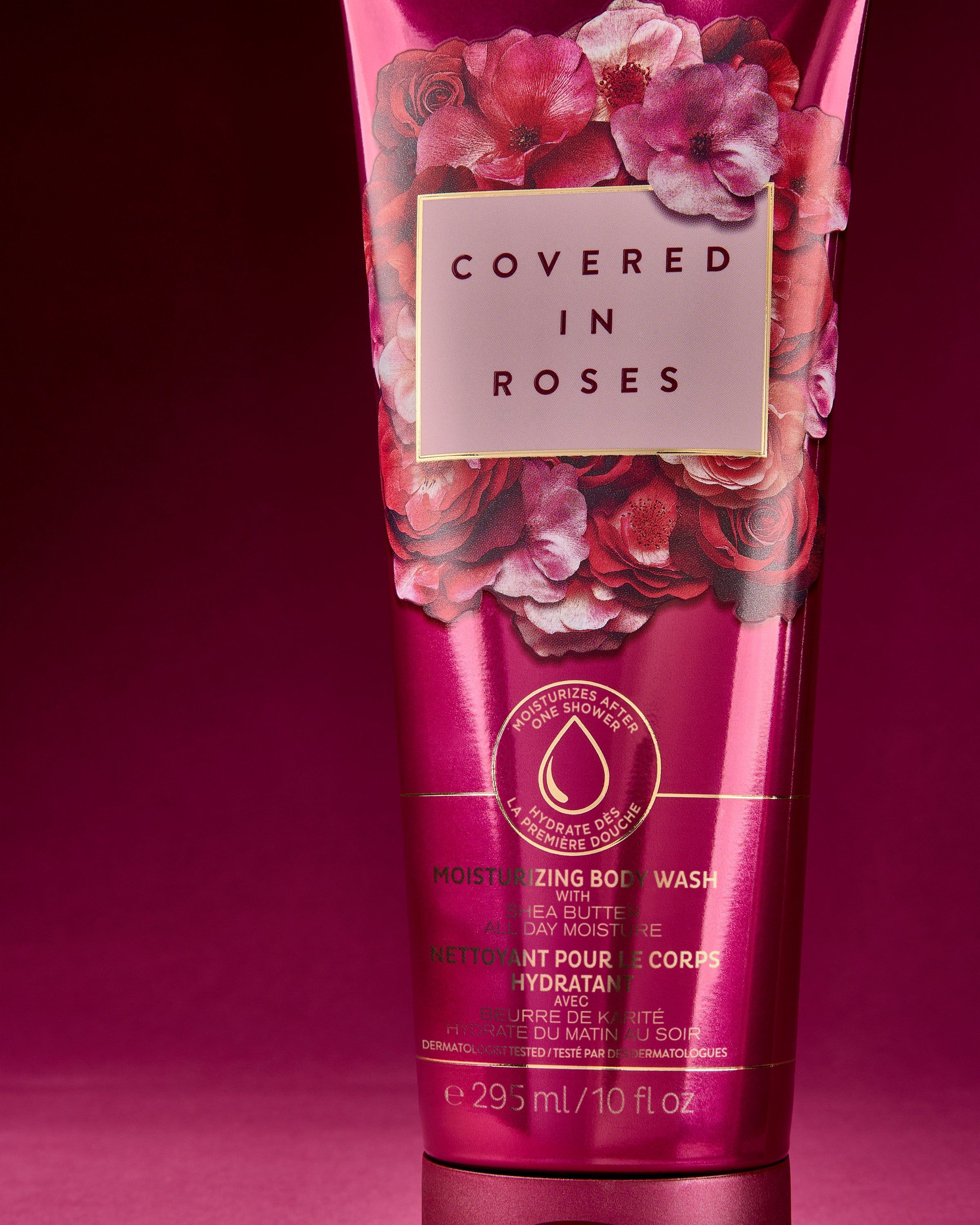 Gel de duș Covered in Roses – aromă florală intensă și hidratare delicată de la Bath & Body Works.