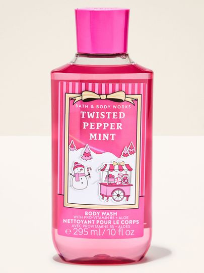 Gel de duș Bath & Body Works Twisted Peppermint 295 ml