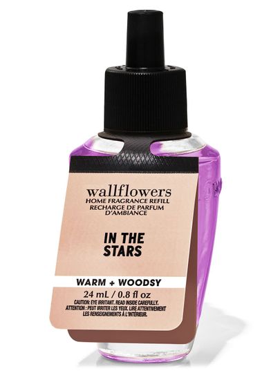 Reumplere Wallflowers In The Stars, aromă caldă și lemnoasă, sticluță mov 24 ml.