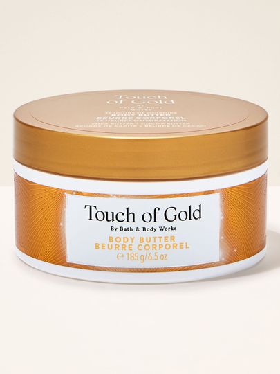 Touch of Gold – unt de corp Bath & Body Works din colecția în ambalaj auriu elegant