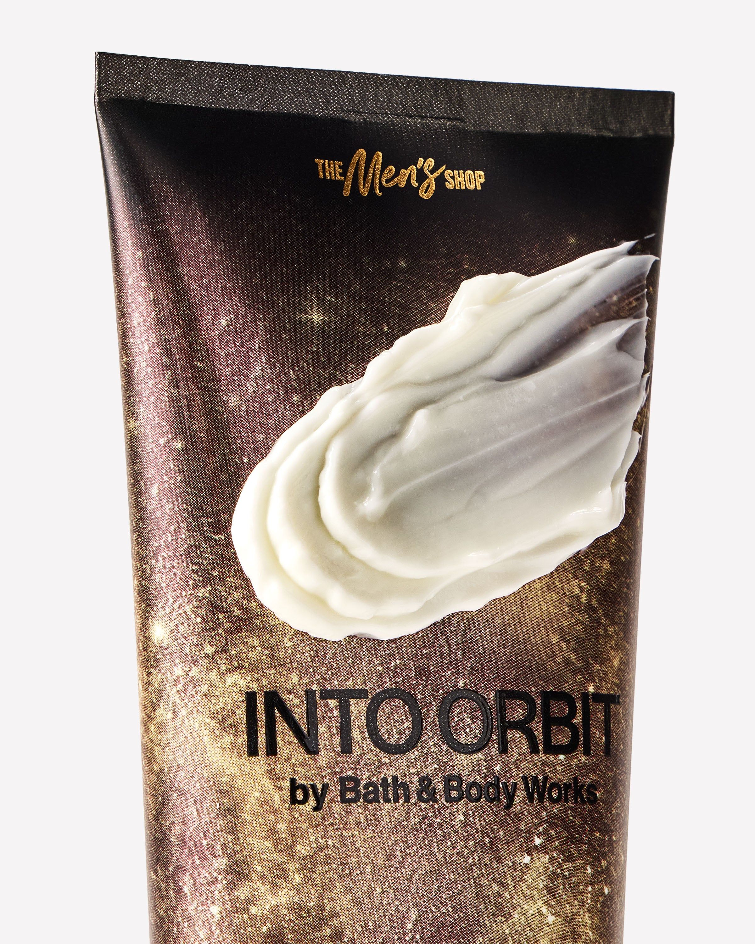 Cremă de corp Into Orbit Bath & Body Works Men's Shop în tub cu motiv cosmic