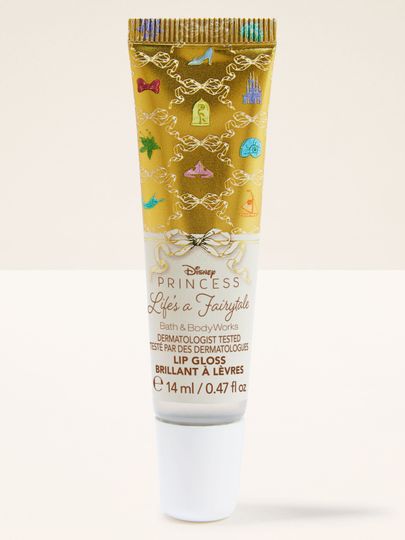 Gloss Life’s a Fairytale Disney Princess – ambalaj auriu și strălucire de poveste Bath & Body Works.