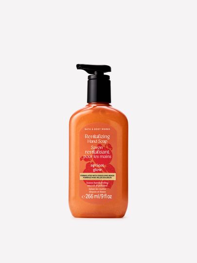 Bath & Body Works Apricot Glow săpun revitalizant pentru mâini cu pompă, 266 ml