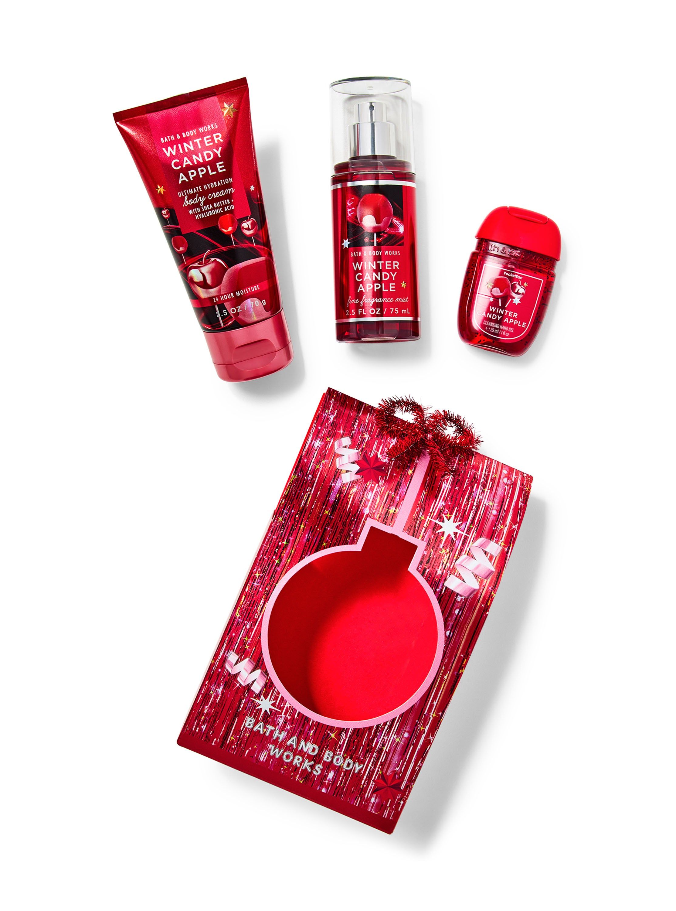 Set de cadou mini WINTER CANDY APPLE - Bath & Body Works
